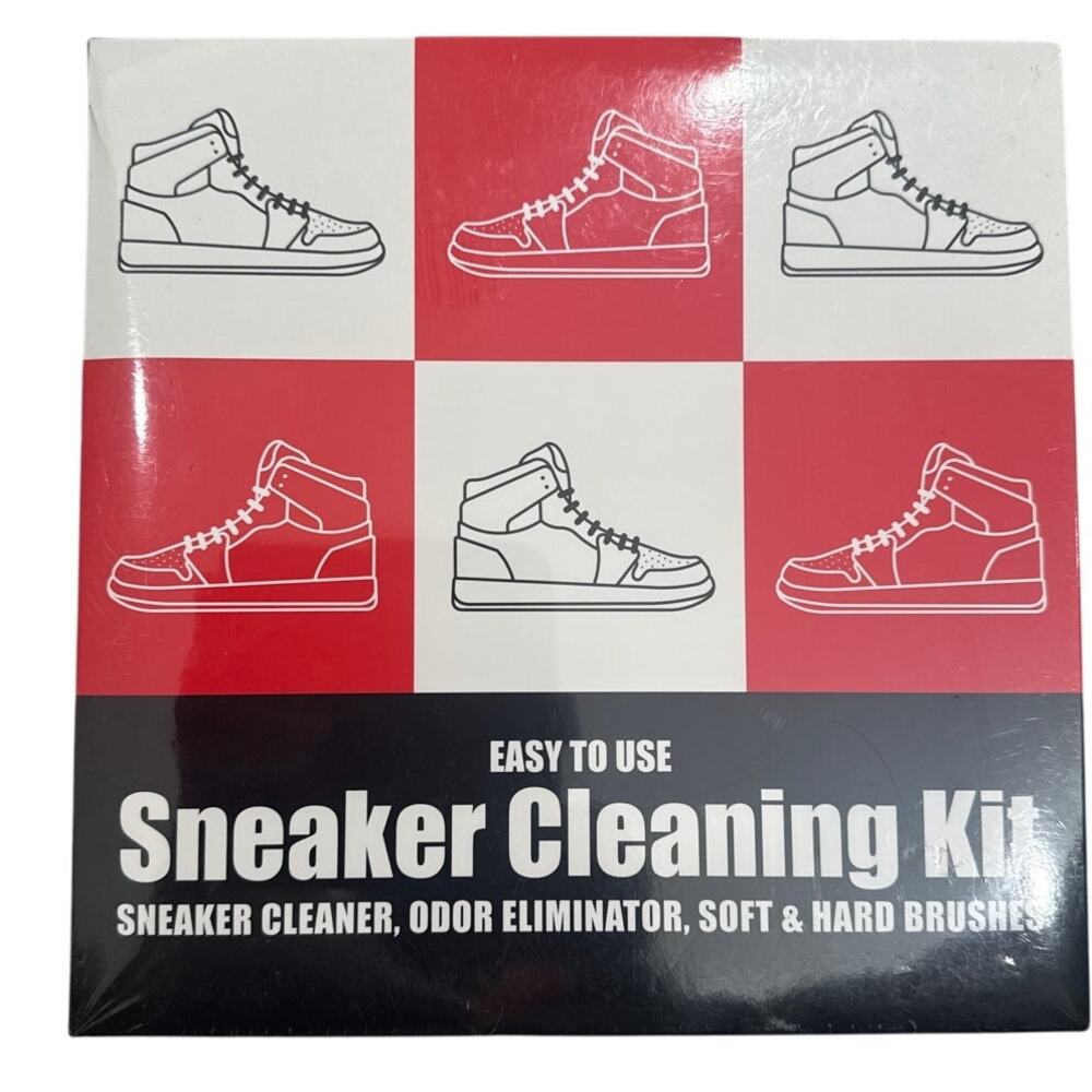 Sneaker Cleaning Kit - Easy To Use - Order Eliminator - Soft & Hard Brushes